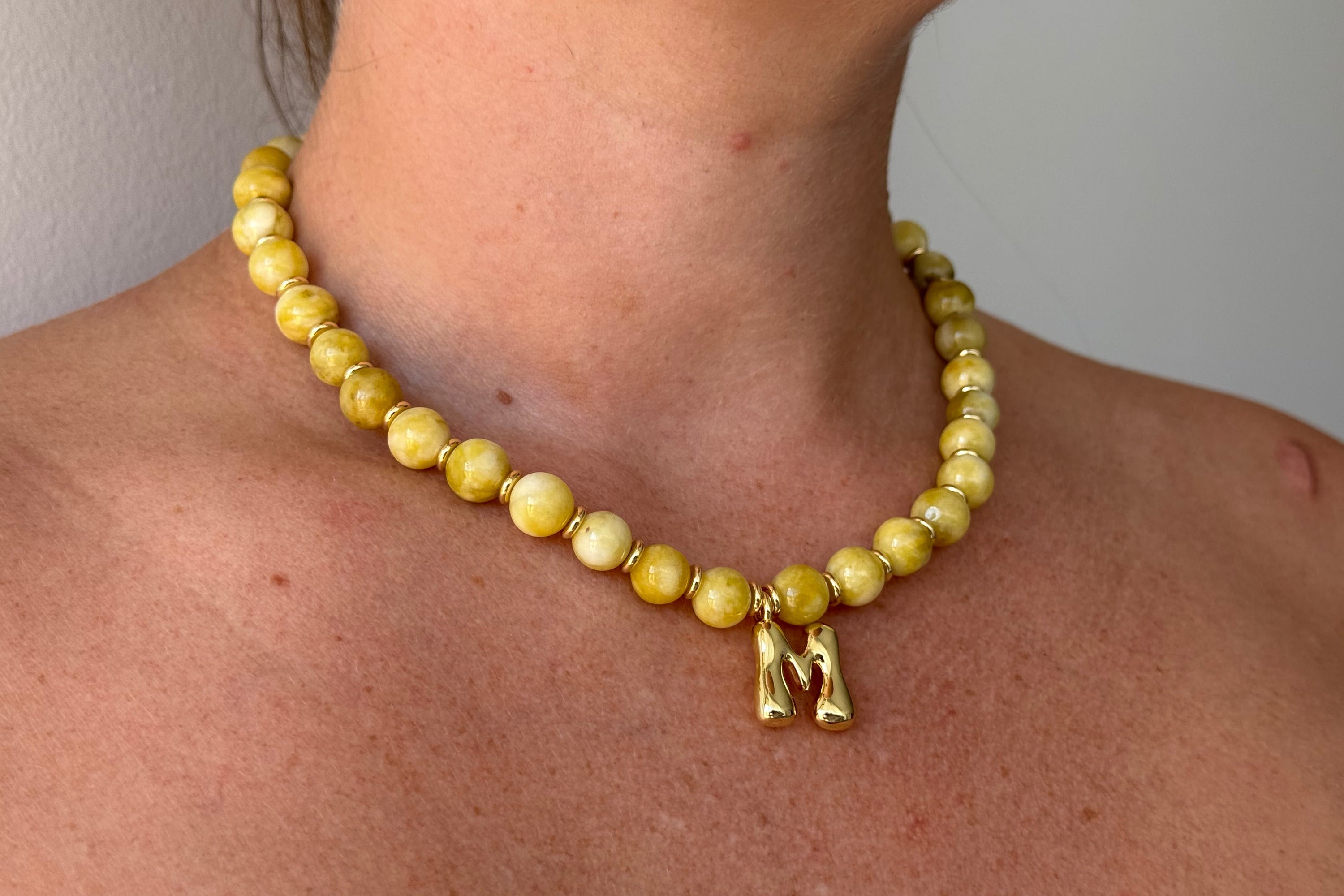 Sunrise Initial Necklace