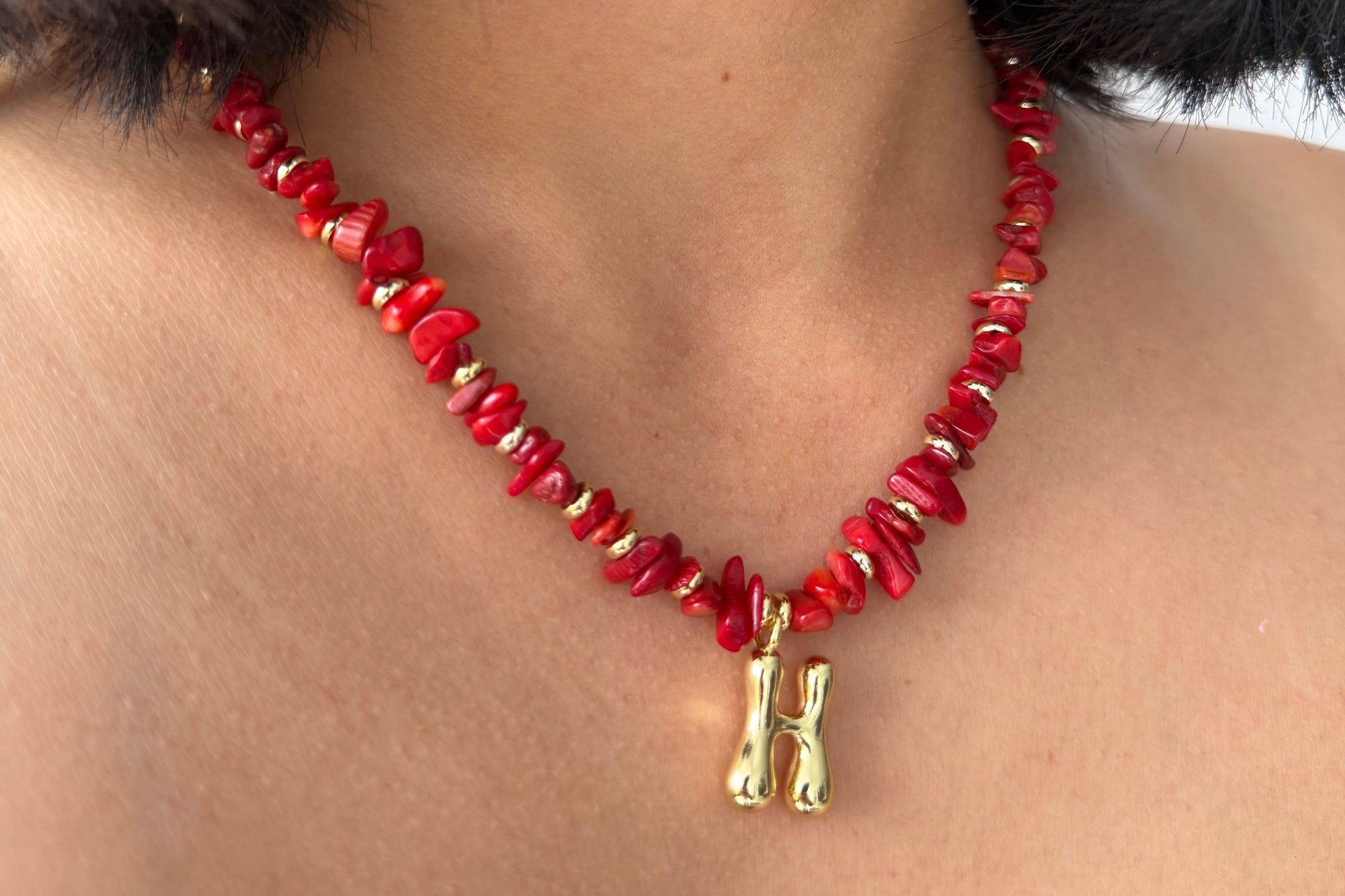 Poppy Initial Necklace