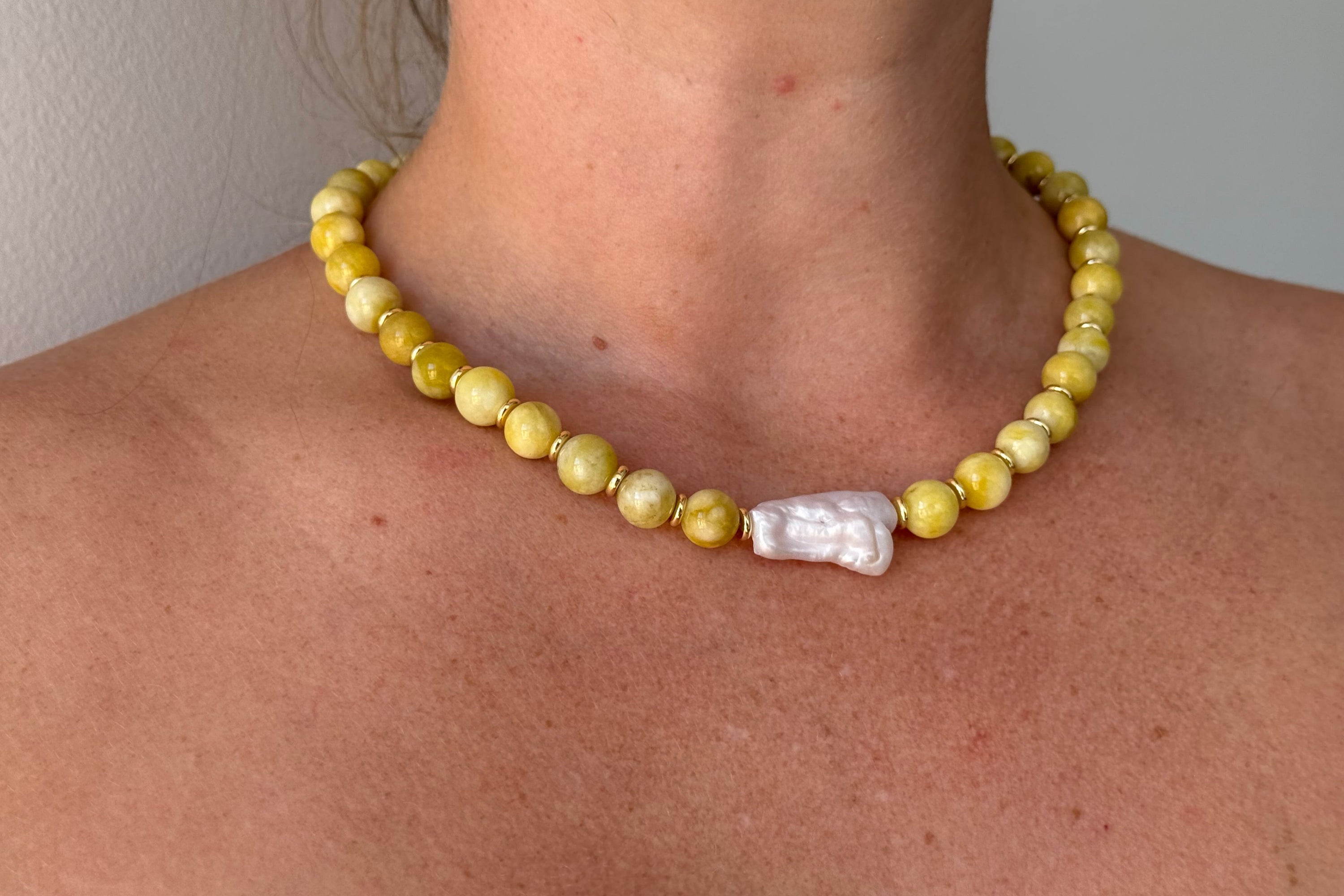 Sunrise Pearl Necklace