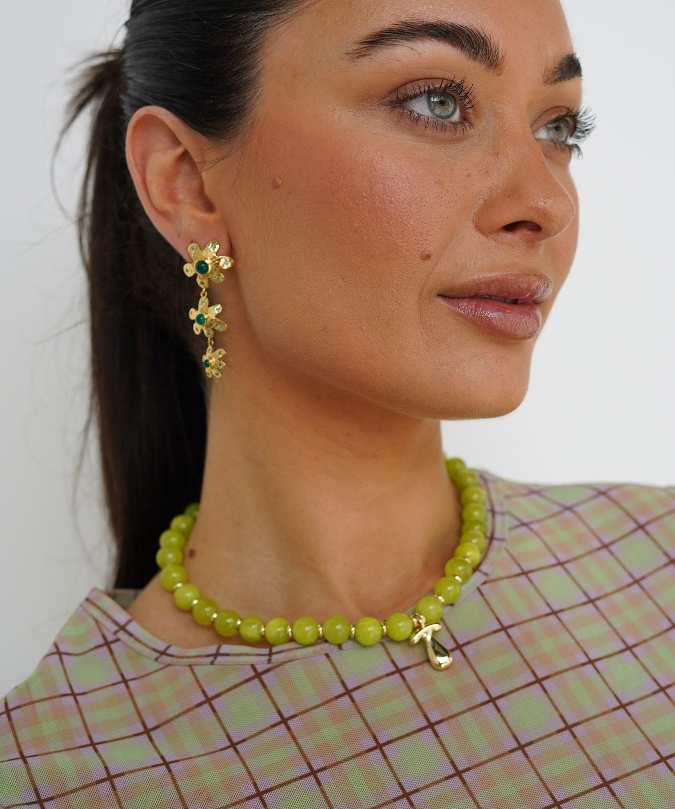 Flower Drop Earrings