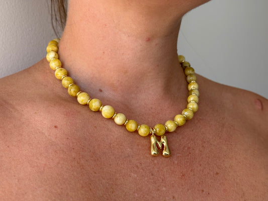 Sunrise Initial Necklace