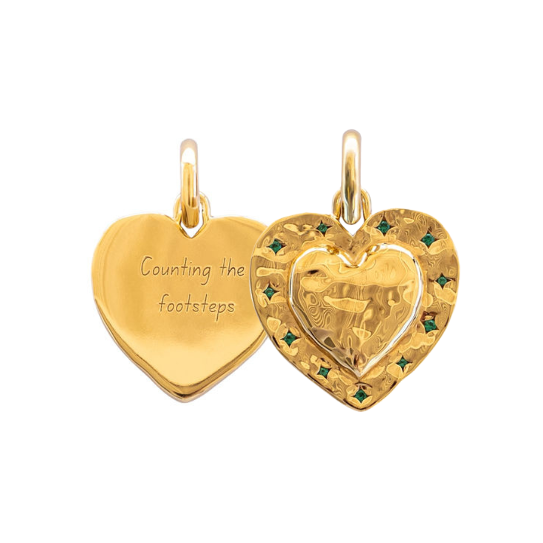 Grief Heart Charm