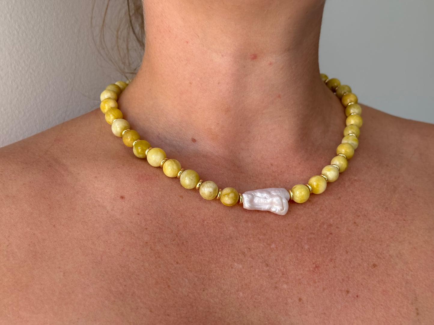 Sunrise Pearl Necklace