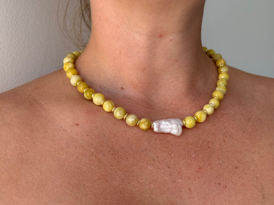 Sunrise Pearl Necklace