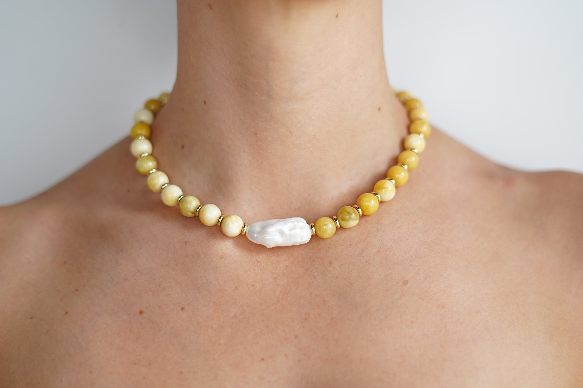 Sunrise Pearl Necklace