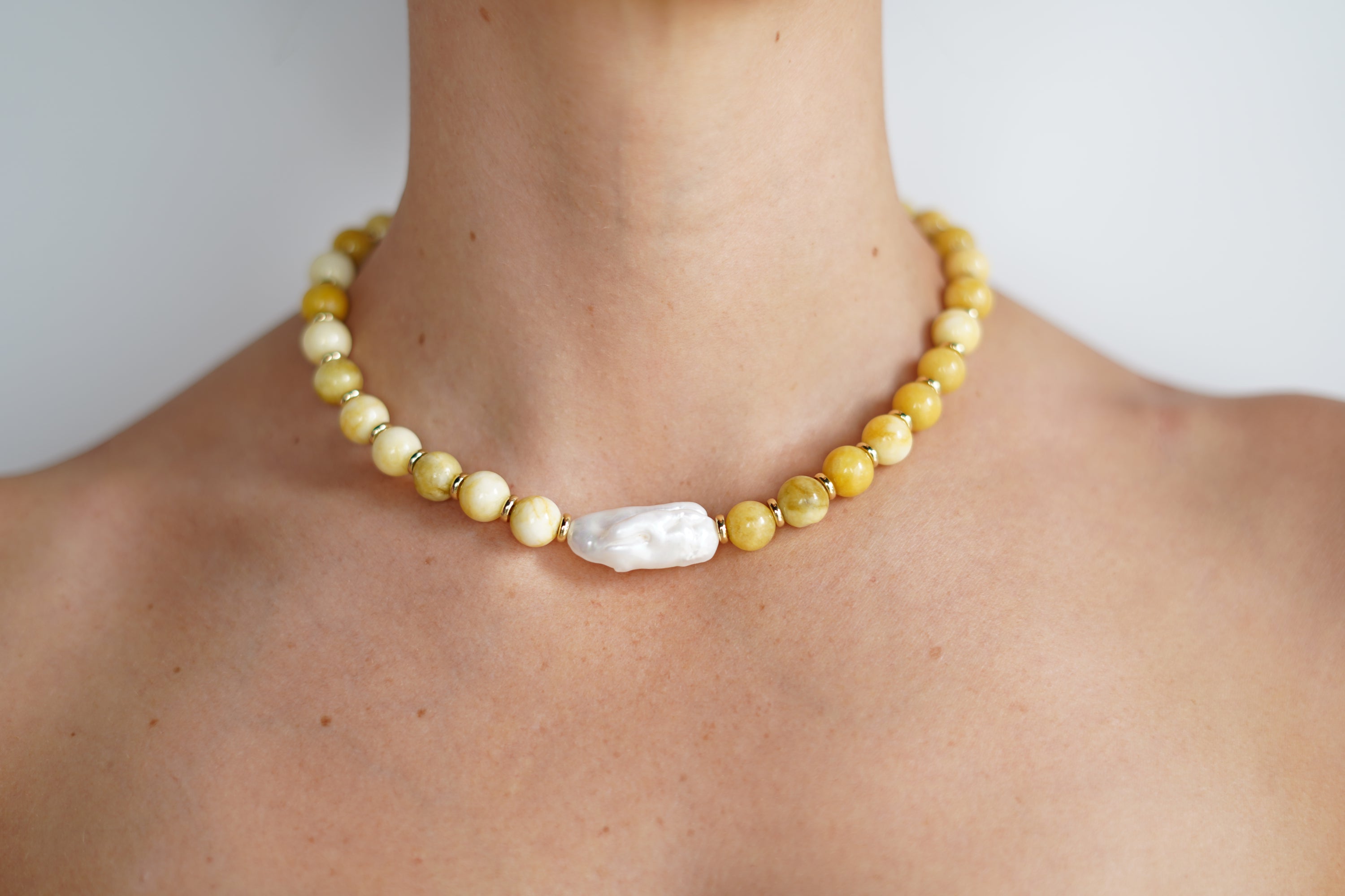 Sunrise Pearl Necklace