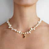 Pearl Initial Necklace