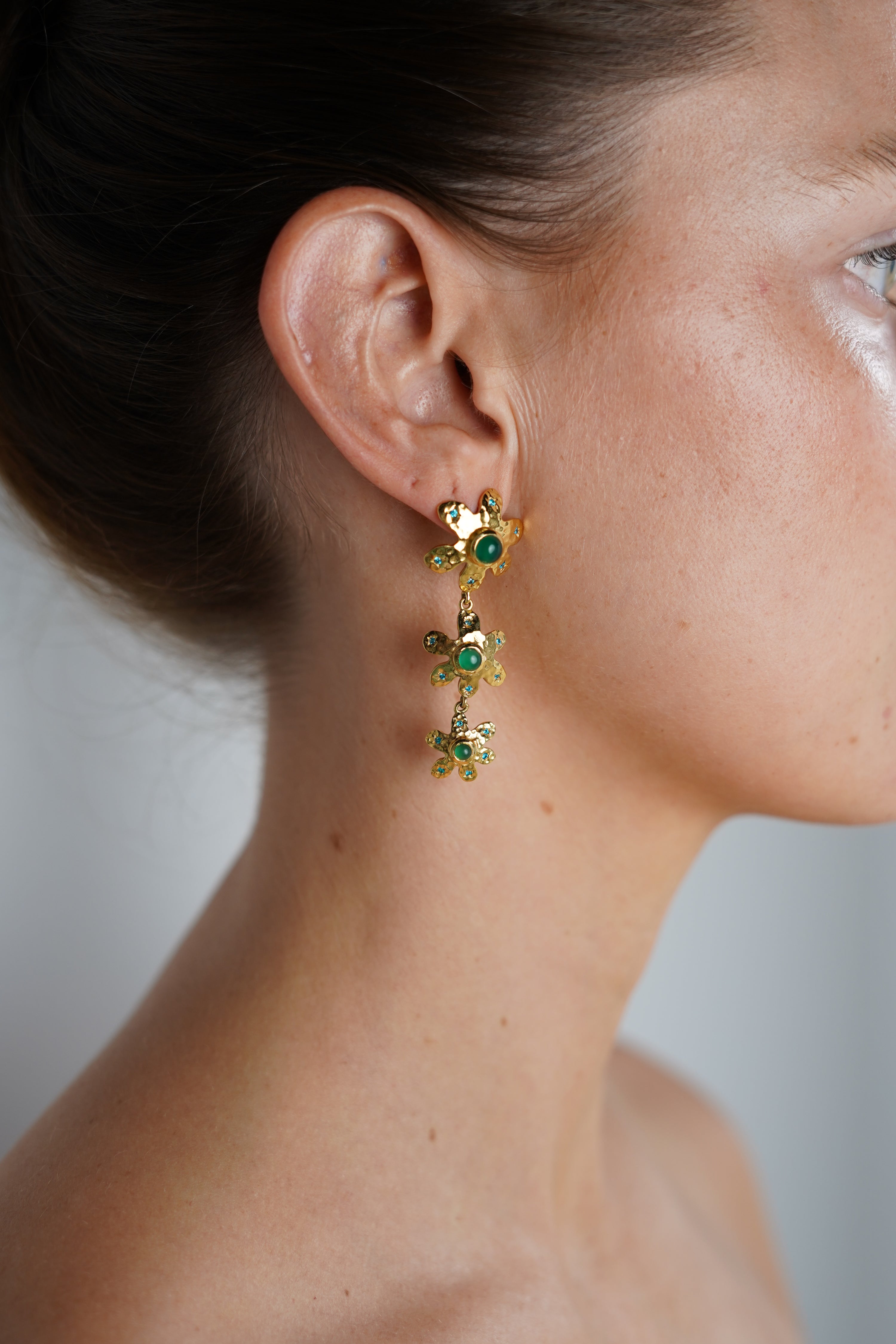 Flower Drop Earrings