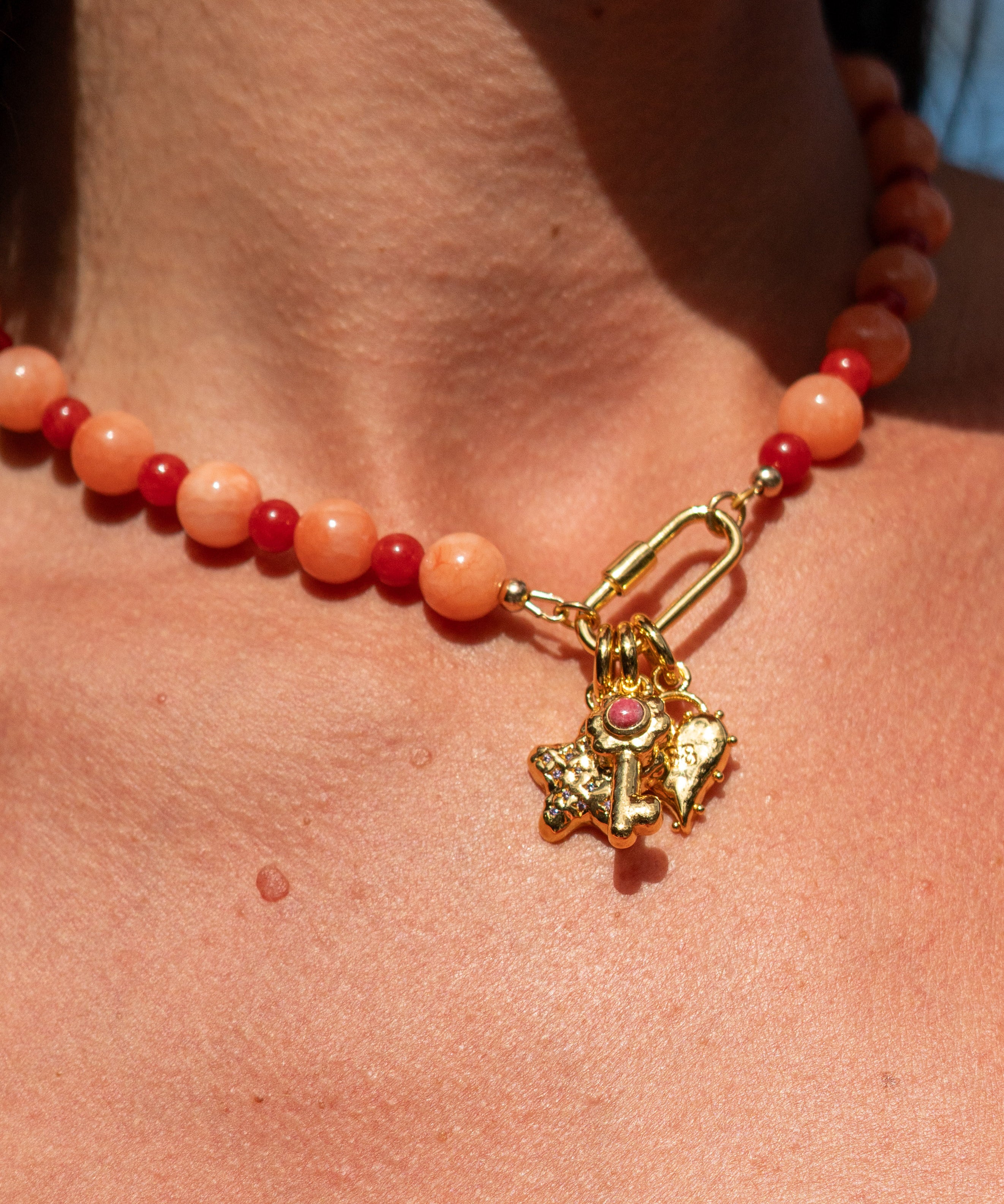 Etta Charm Clasp Necklace