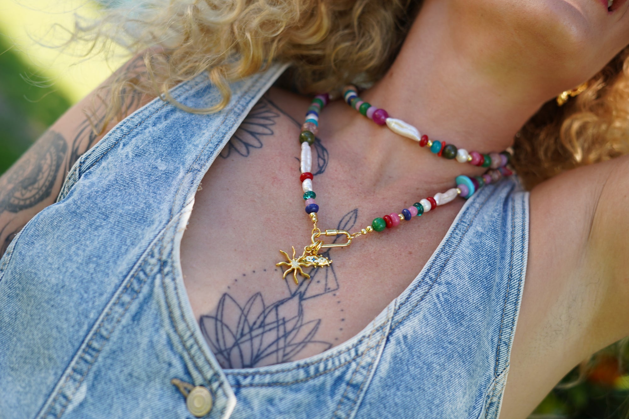 Sammi Wrap Charm Necklace