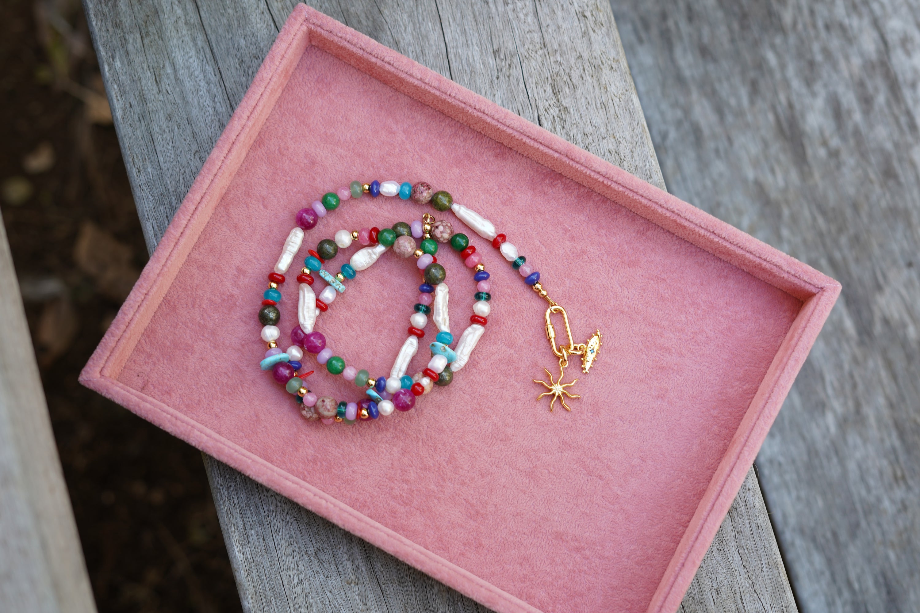 Sammi Wrap Charm Necklace