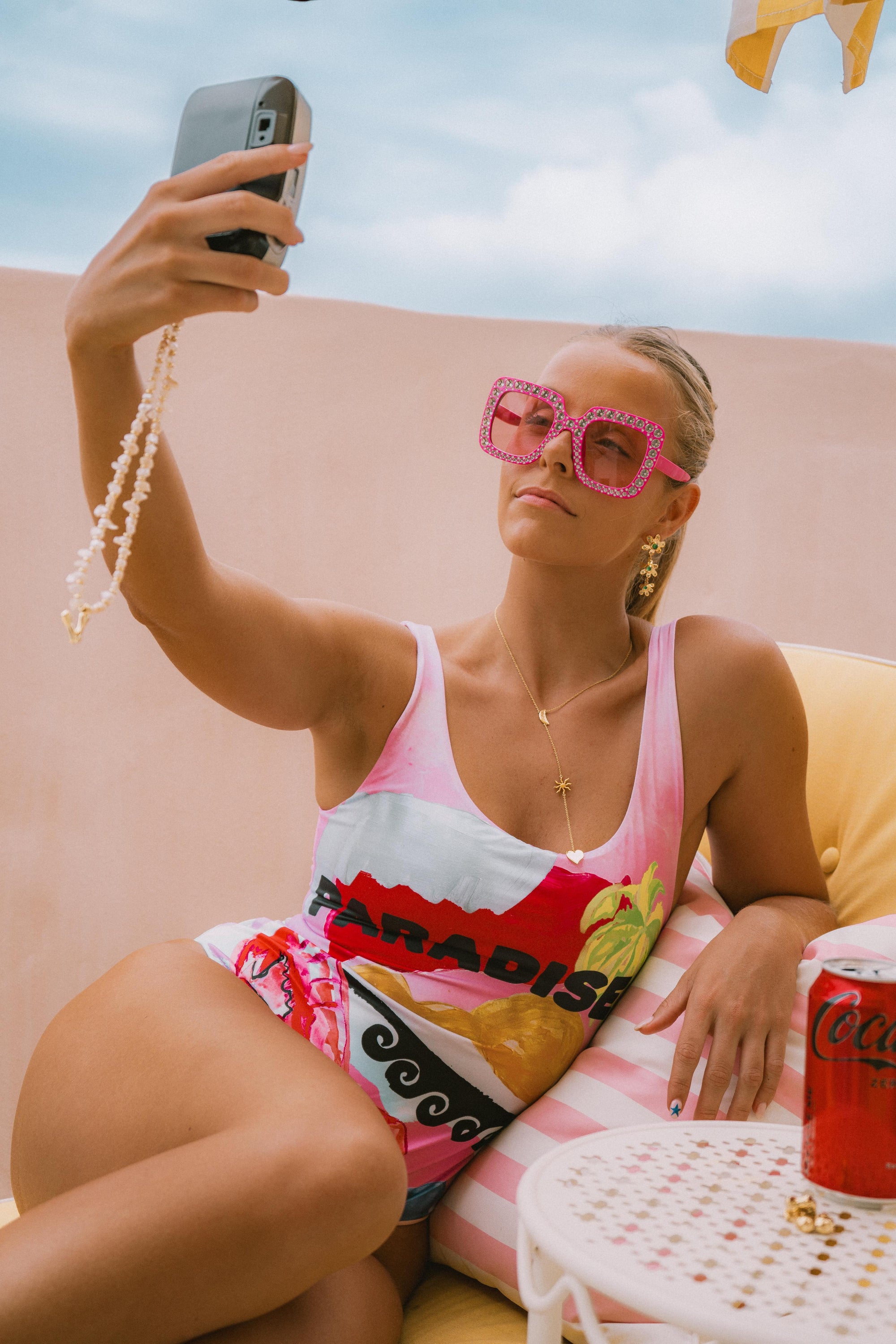 Flower Drop Earrings