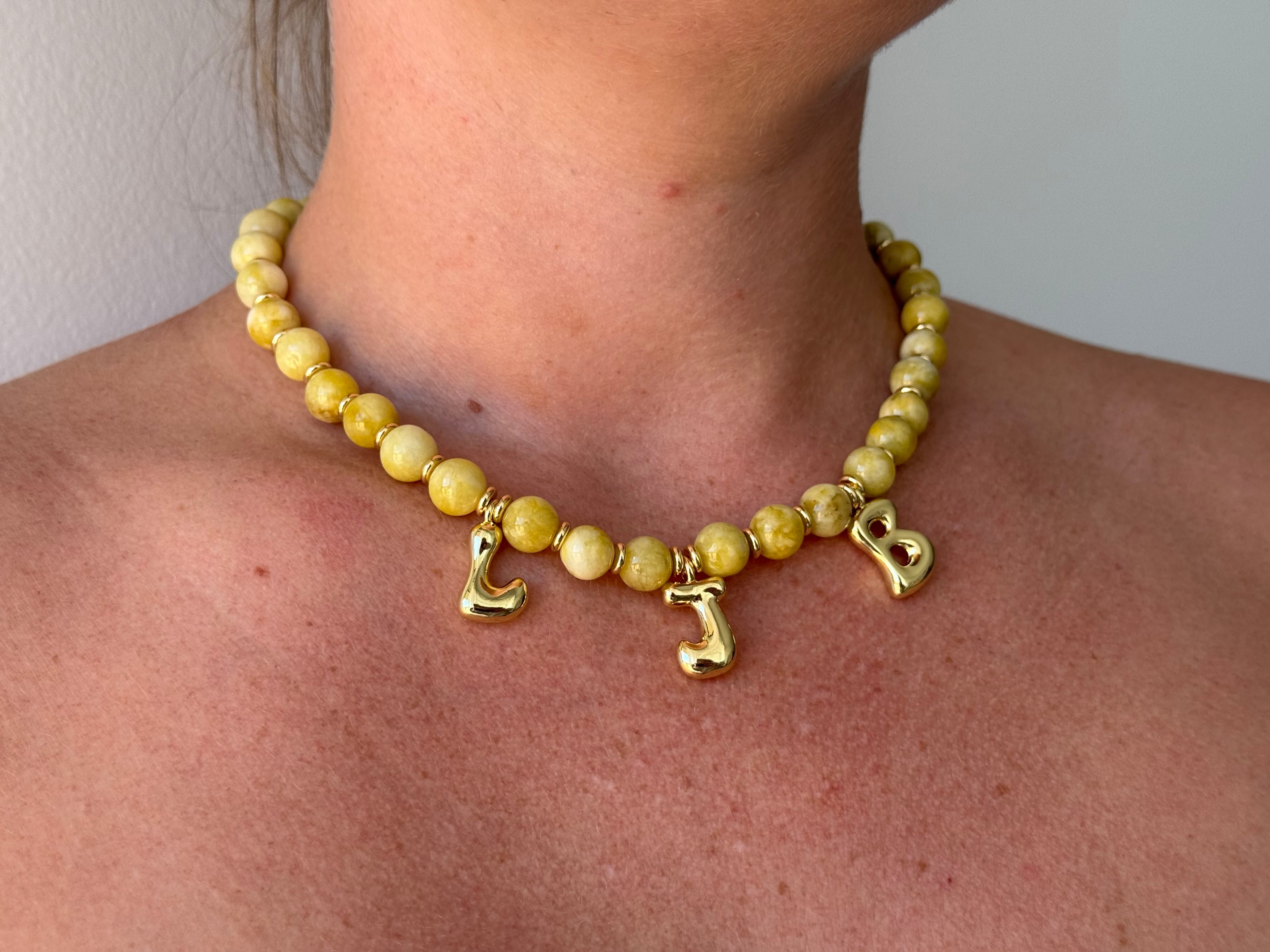 Sunrise Initial Necklace