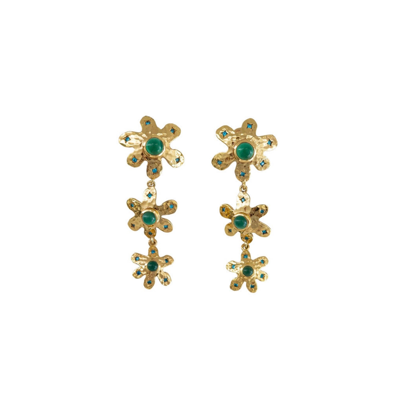 Flower Drop Earrings