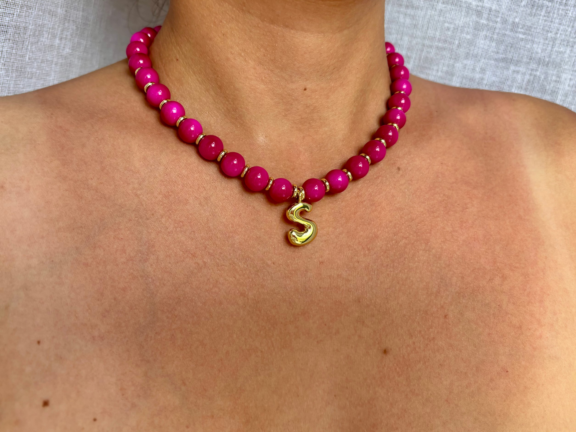 Queenie Initial Necklace