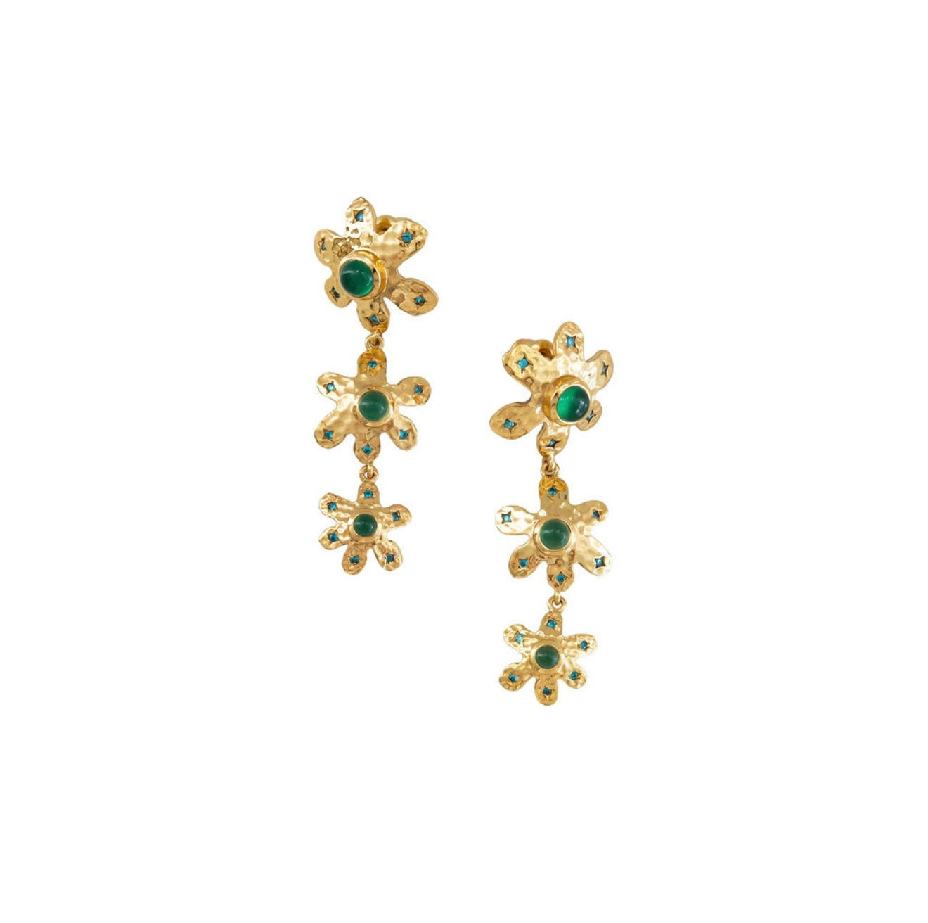 Flower Drop Earrings