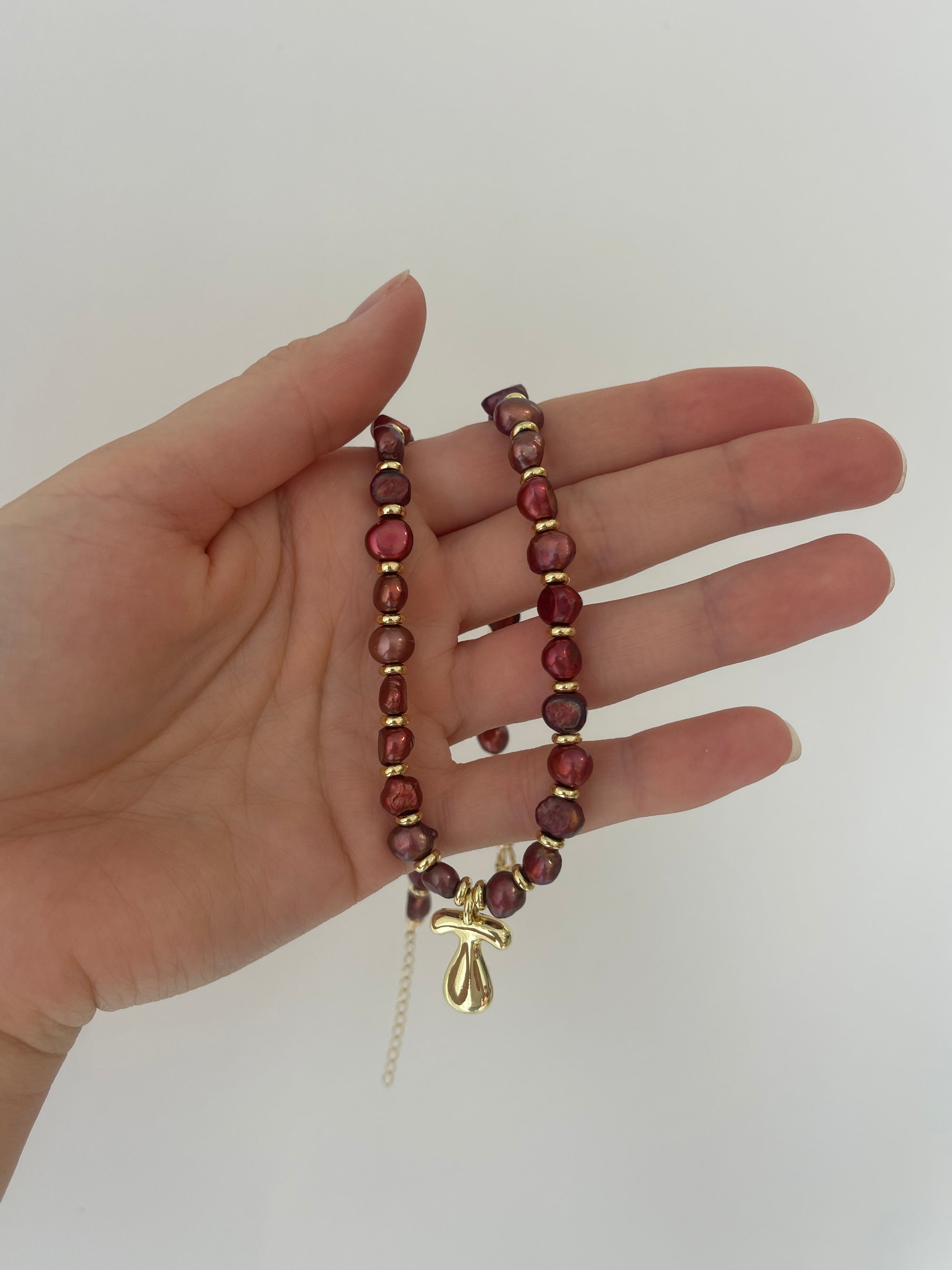 Iris Initial Necklace