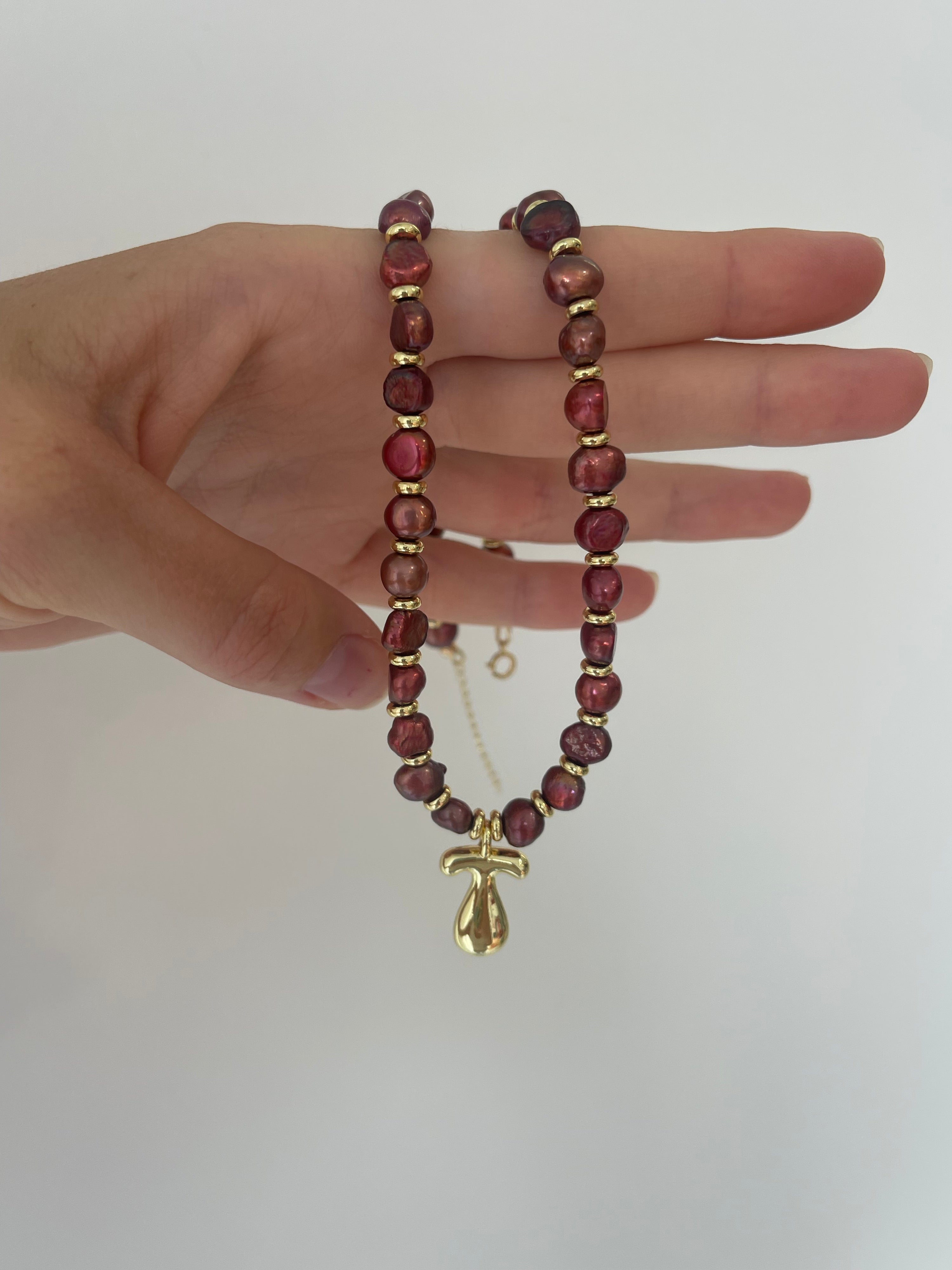 Iris Initial Necklace