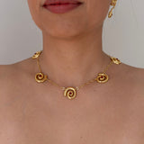 Swirls Necklace