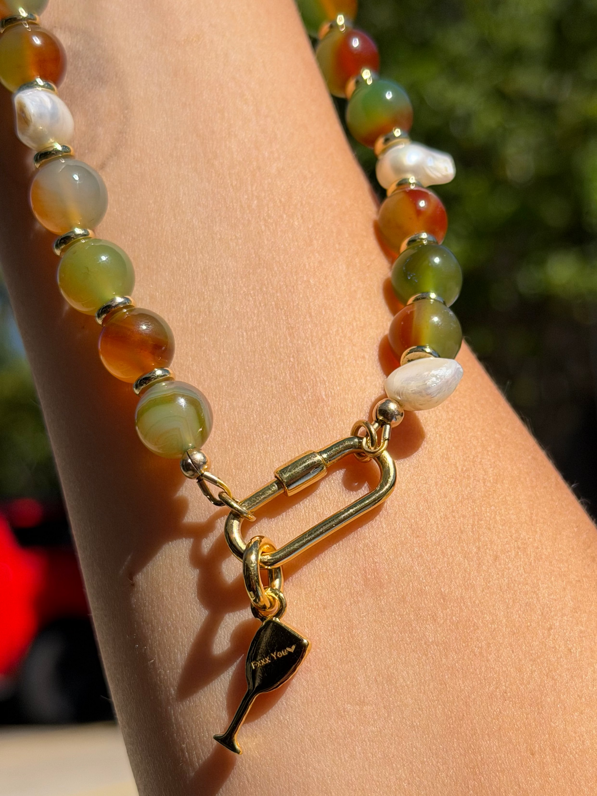 Wine Glass Charm