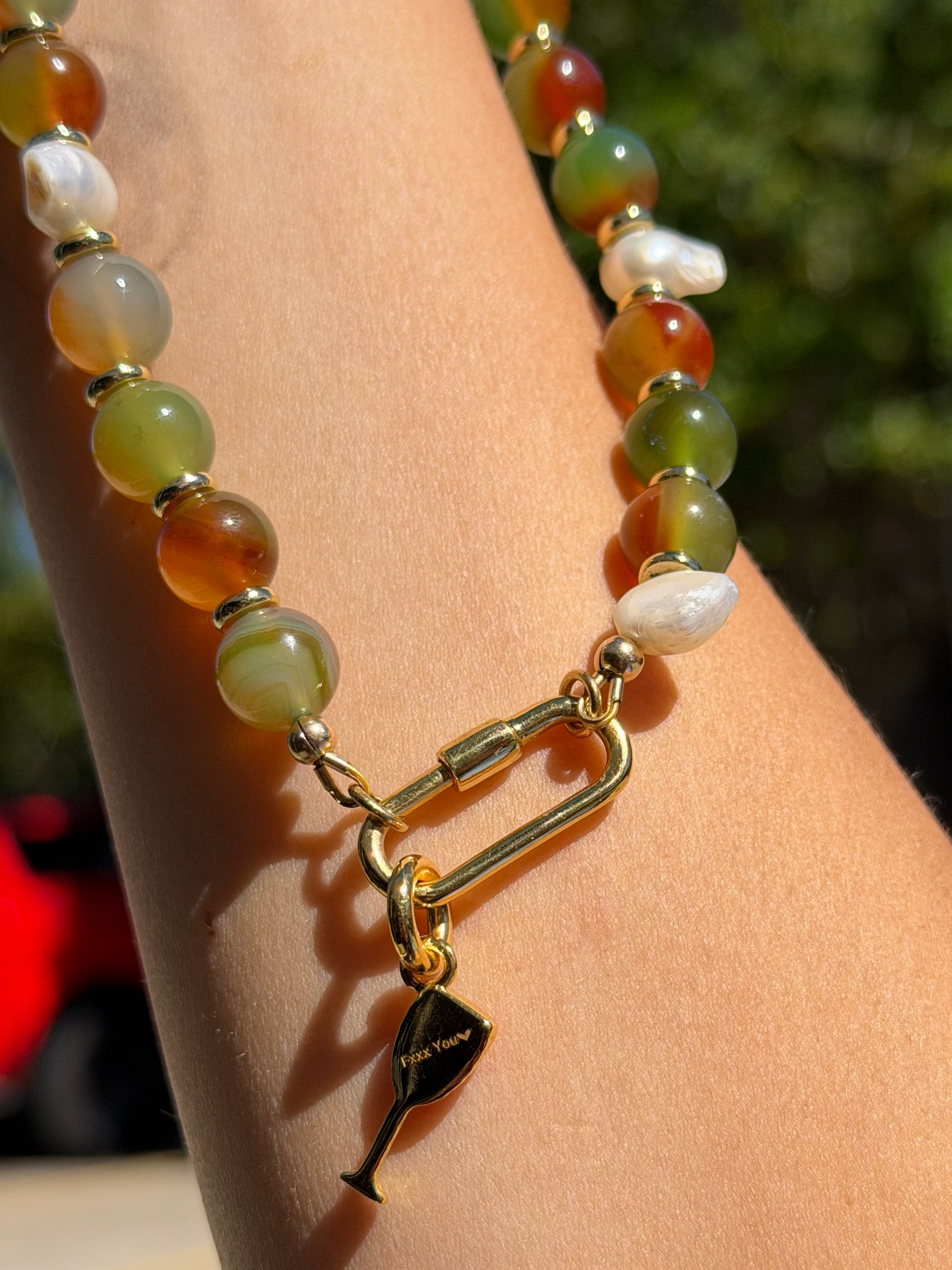 Wine Glass Charm