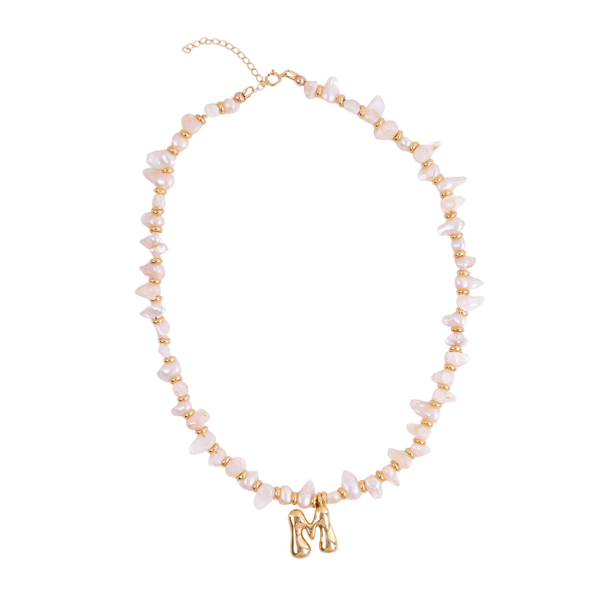 Initial Pearl Necklace