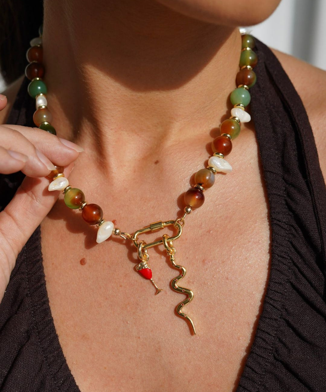 Wine Glass Charm