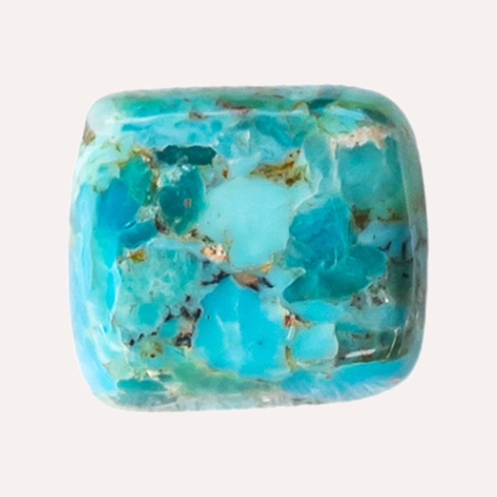 Blue Mohave Turquoise Charm