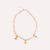 Pearl Initial Necklace